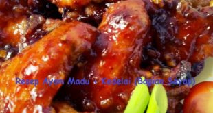 Resep Ayam Madu + Kedelai (Bagian Sayap)