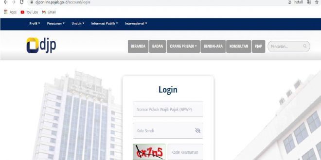 Cara melaporkan SPT tahunan online