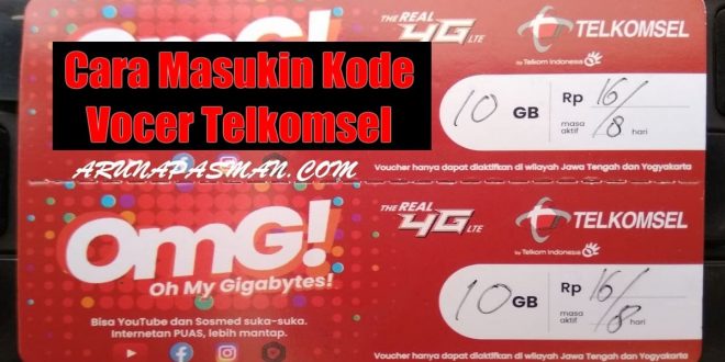 Cara Masukin Kode Vocer Telkomsel