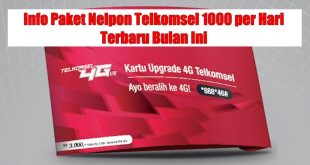 Paket Nelpon Telkomsel 1000 Per Hari