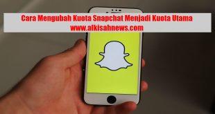 Cara Mengubah Kuota Snapchat Menjadi Kuota Utama