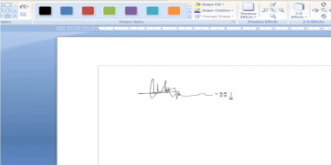 Cara Membuat Tempat Tanda Tangan di Word Mudah