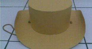 Cara Membuat Topi Sekolah dari Kertas Karton