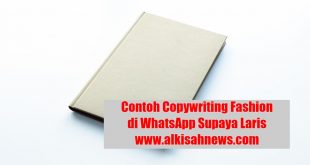 Contoh Copywriting Fashion di WhatsApp Supaya Laris