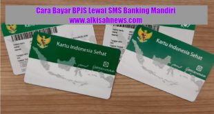 Cara bayar BPJS lewat SMS Banking Mandiri