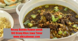 Resep Bumbu Rawon untuk 100 Orang Khas Jawa Timur