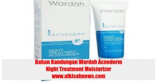 Bahan Kandungan Wardah Acnederm Night Treatment Moisturizer