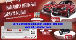 Cara Menggunakan Kupon Undian Telkomsel