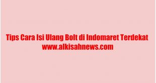 Cara Isi Ulang Bolt di Indomaret