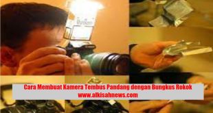 Cara Membuat Kamera Tembus Pandang dengan Bungkus Rokok