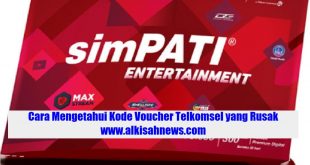 Cara Mengetahui Kode Voucher Telkomsel yang Rusak