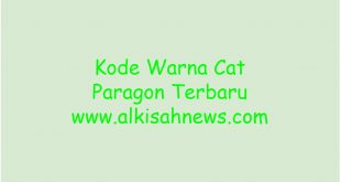 Kode Warna Cat Paragon