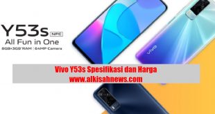 Vivo Y53s Spesifikasi dan Harga