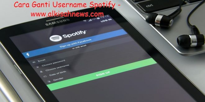 Cara Ganti Username Spotify