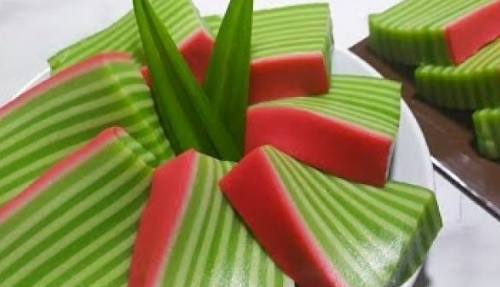 Resep Kue Lapis Tepung Beras dan Kanji