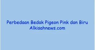Perbedaan Bedak Pigeon Pink dan Biru