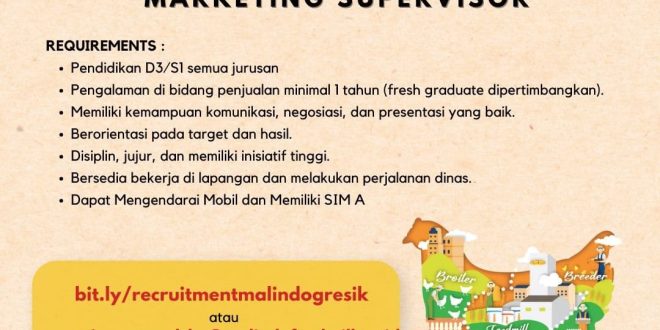Lowongan Kerja PT Malindo Feedmill Tbk Terbaru 2026